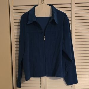 Croft & Barrow Women's Deep Blue Utility Jacket